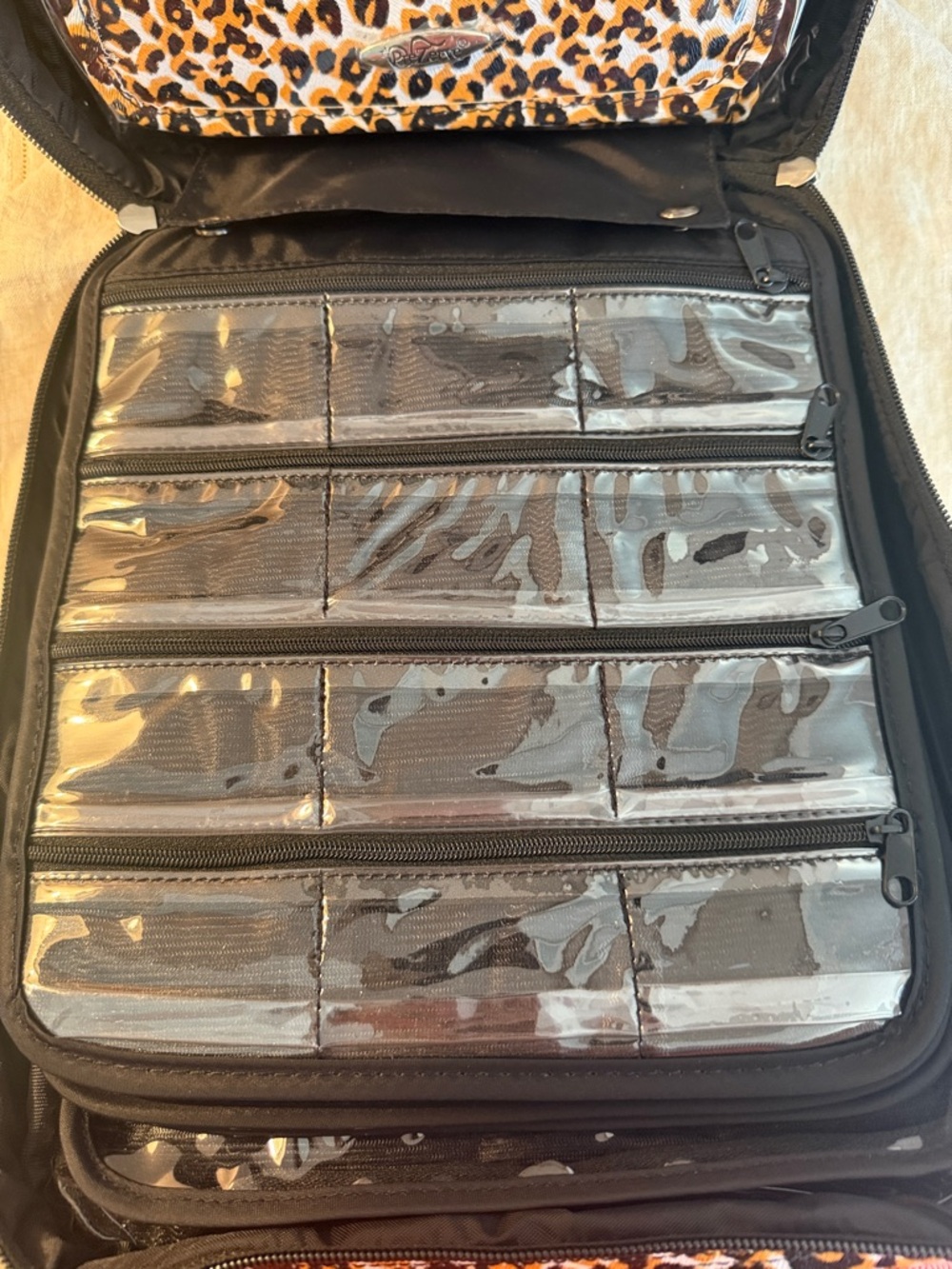 New Preserve Leopard print  Jewelry Tote. Travel Bag - Picture 12 of 15